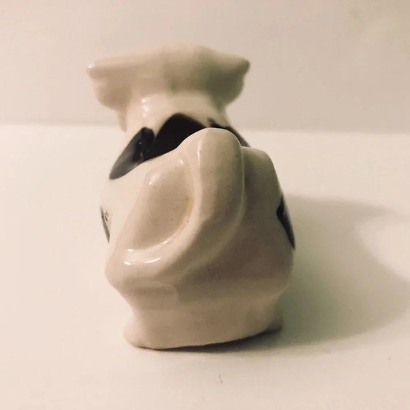 Vintage Lot of 2 Ceramic Cow With Spots  Toothpick Holder Japan - Picture 14 of 16